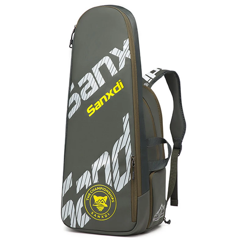 2026 SANXDI Tennis Racket Bag Men Women Shoes Compartment Foldable Tennis Squash Badminton Backpack Lightweight Tennis Backpack view 4