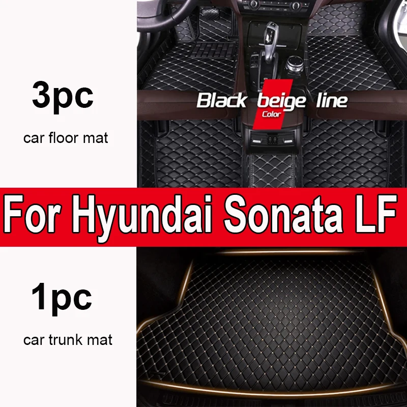 

Для Hyundai Sonata LF 2019 2018 2017 2016 2015 автомобильные коврики интерьерные коврики автомобильные аксессуары стильные Пользовательские Коврики товары