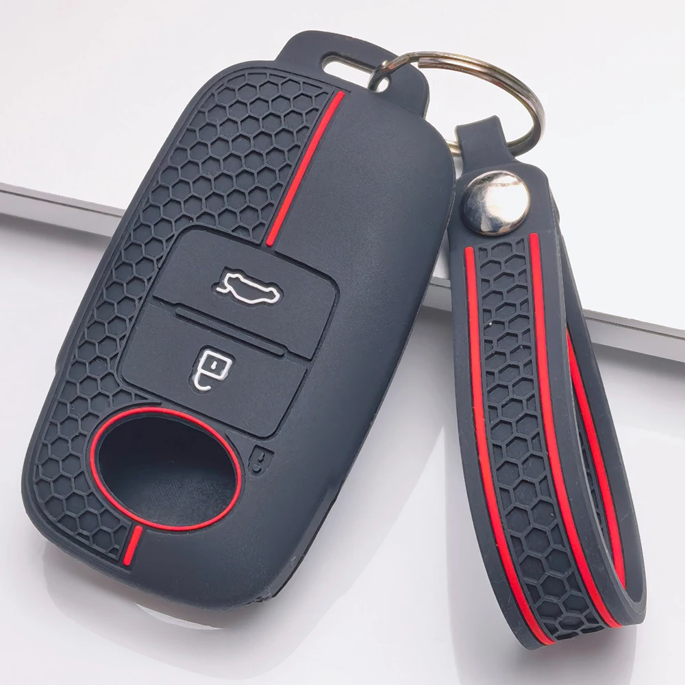 Key Fob Case for Toyota Raize Yaris Ativ Cross Veloz Avanza Rush Wigo Daihatsu Rocky Honeycomb Texture Hex Pattern Grip