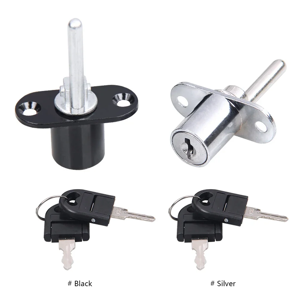 16/19mm Cam Cylinder Triple Lock Zinc Alloy Safety Lock With Keys Desk Cabinet Drawer Front Lock Stable Furniture Hardware