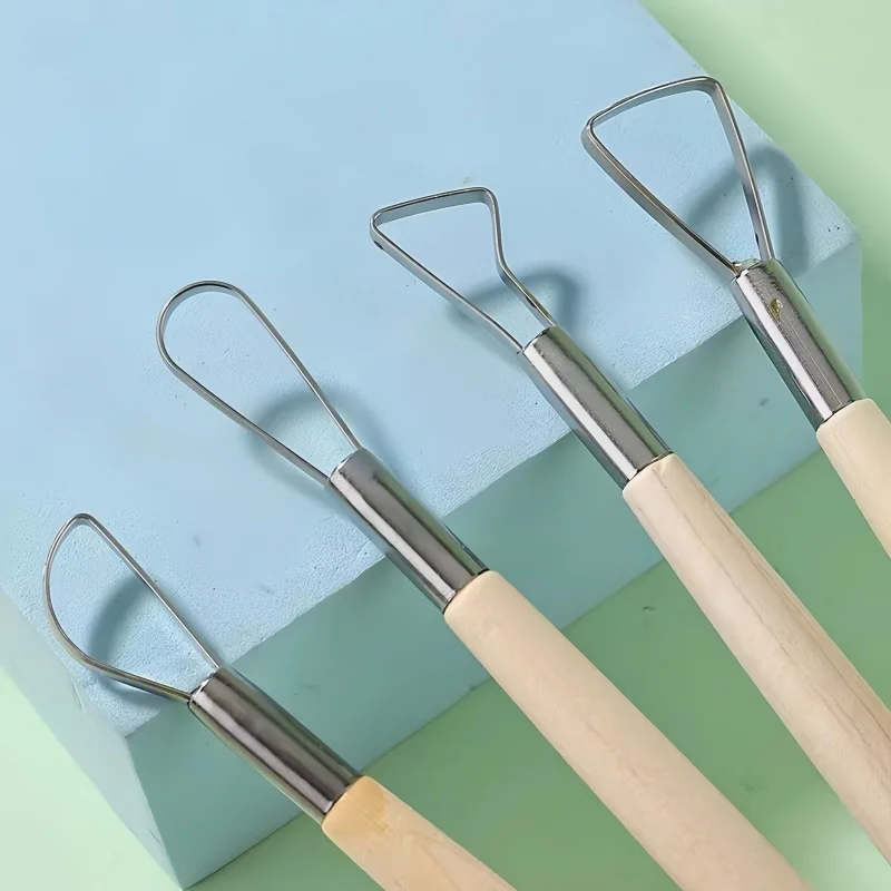 مكشطة مزدوجة الرأس للصلصال ، أدوات الفخار ، 6 صوفي #4