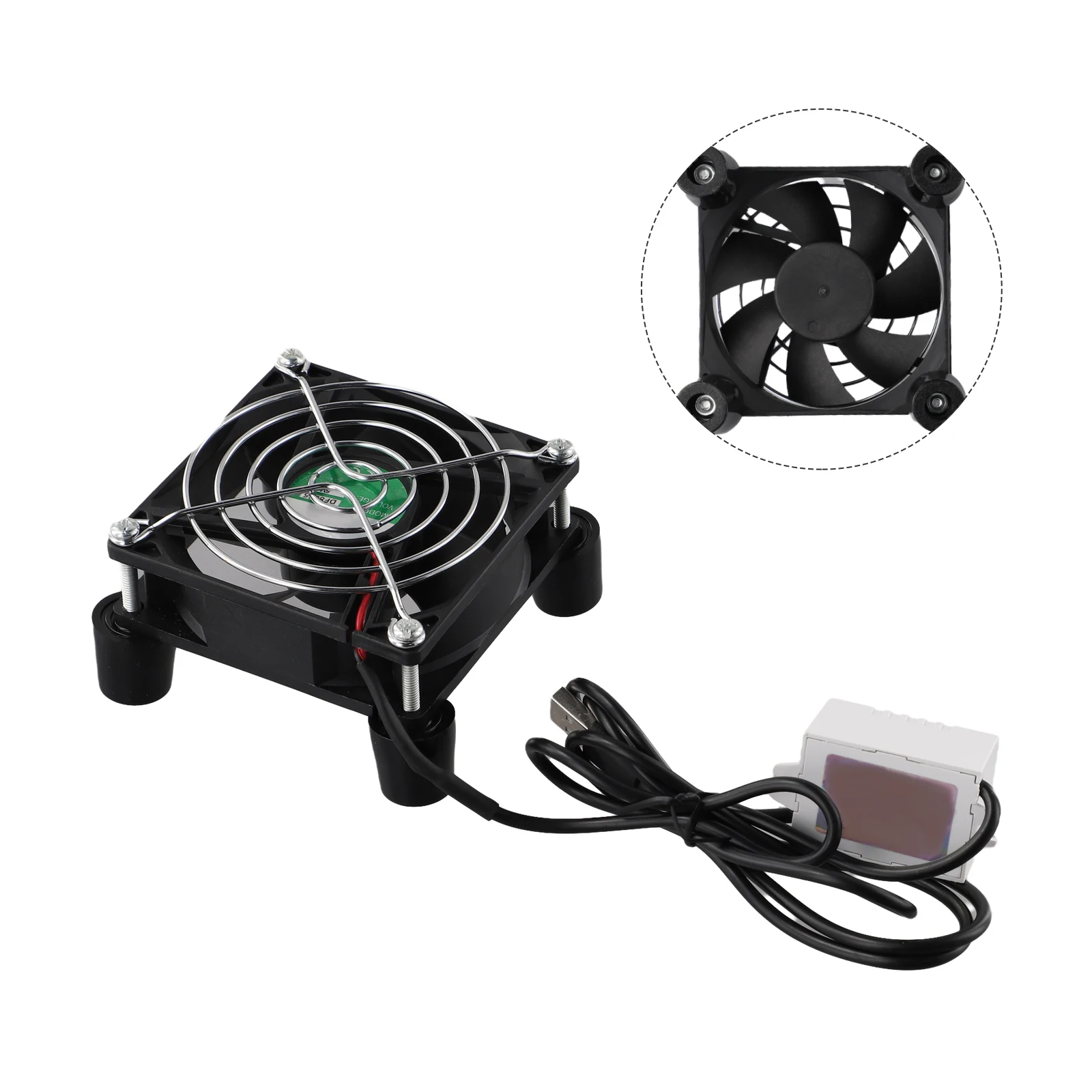 5V Cooling Fan Silent High Speed Fan Home Use Indoor Use 12cm USB Powered Compact Design 3000 RPM Rotation Speed 5V Low Voltage