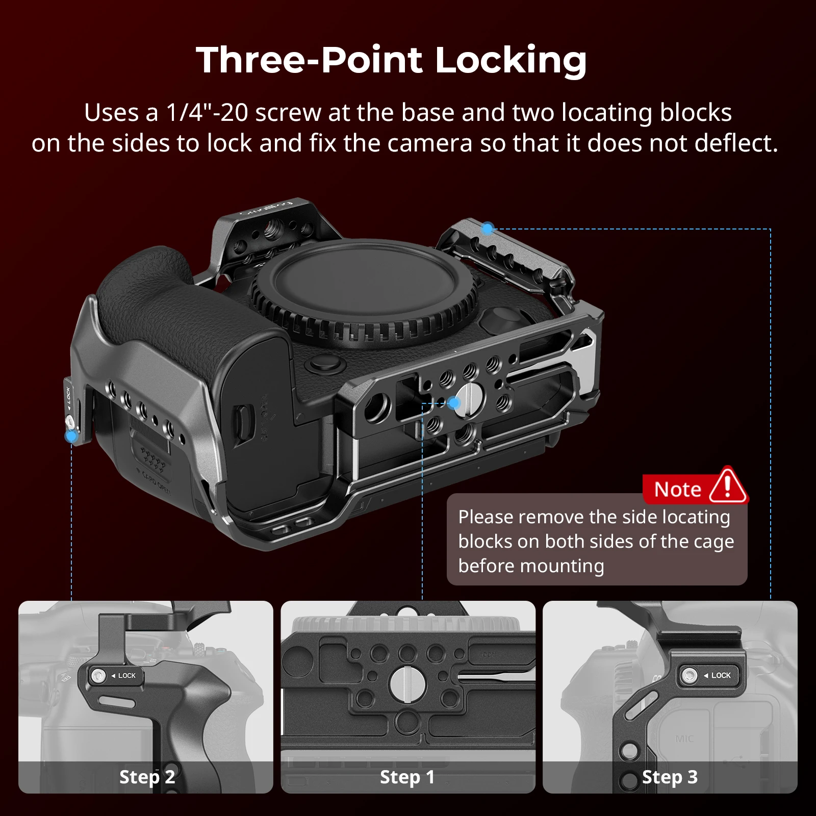 SmallRig R5 II Cage for Canon EOS R5 Mark II, Camera Video Cage with Cold Shoe Quick Release Plate for Arca-Swiss -4978