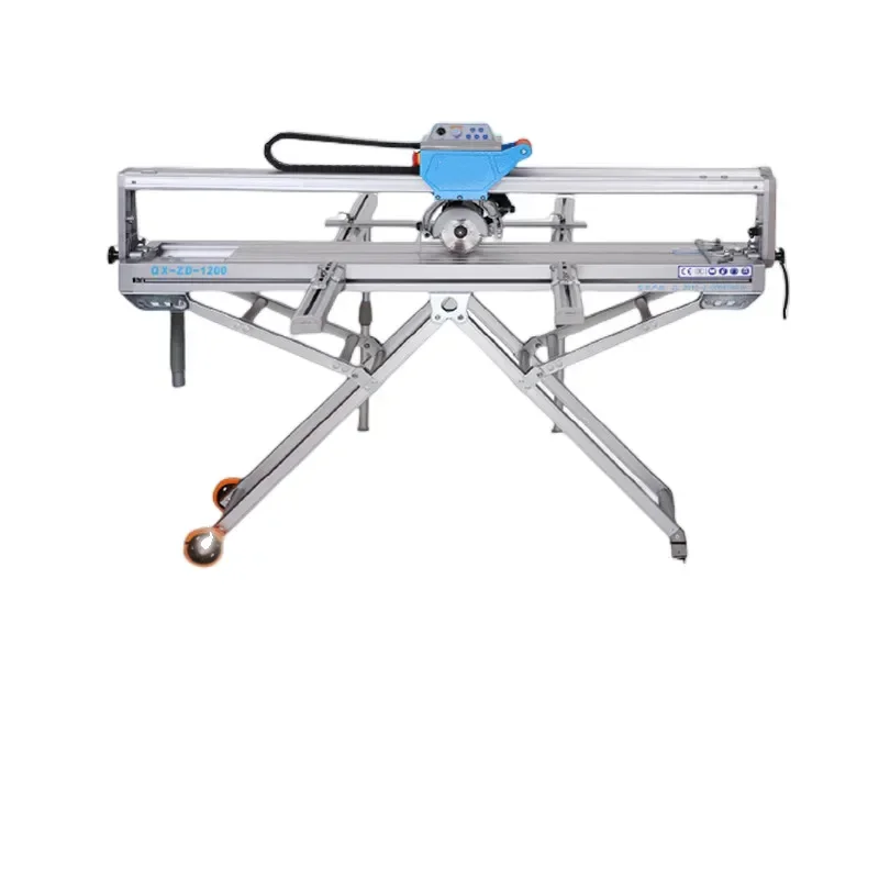 Automatic desktop tile cutting machine water knife stone marble 45 degrees chamfered slotted edging portable