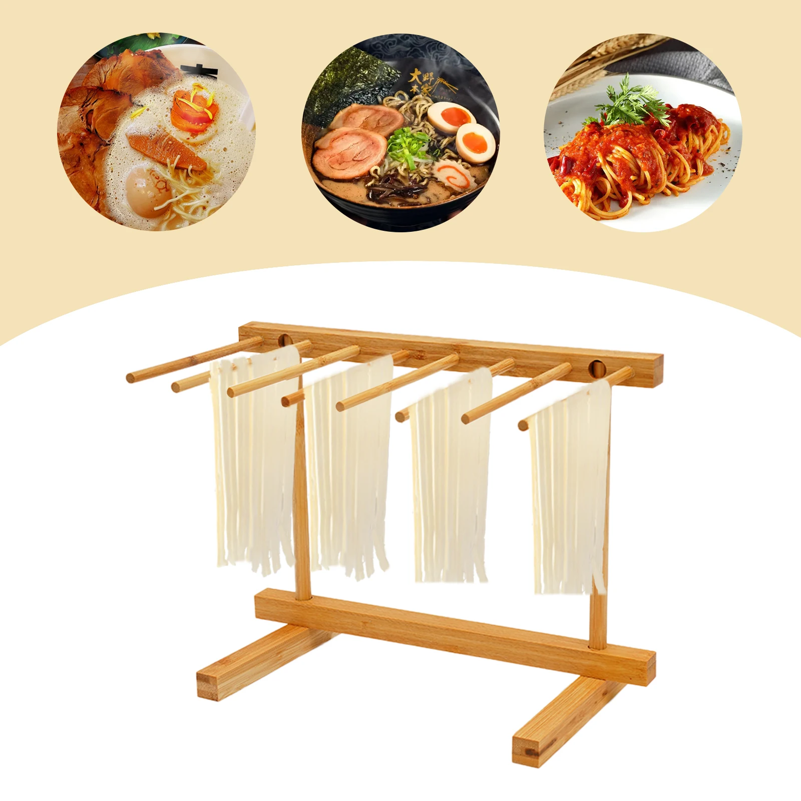 Collapsible Pasta Drying Rack Spaghetti Noodle Dryer for Homemade Noodle