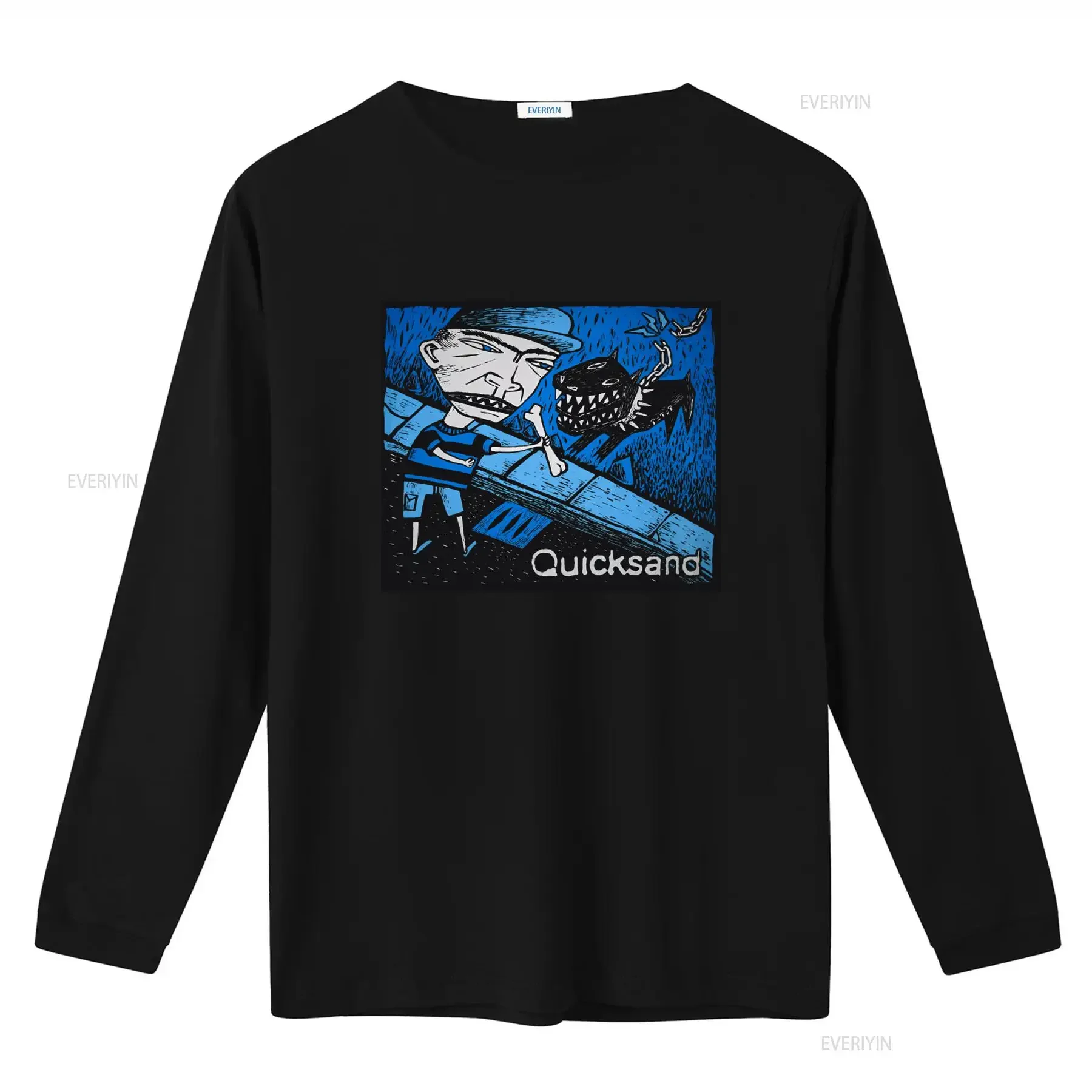 Quicksand Slip Tour Cotton T Shirt for Friends in Sizes S to 4XL with Unique Design vintage Washed streetwear