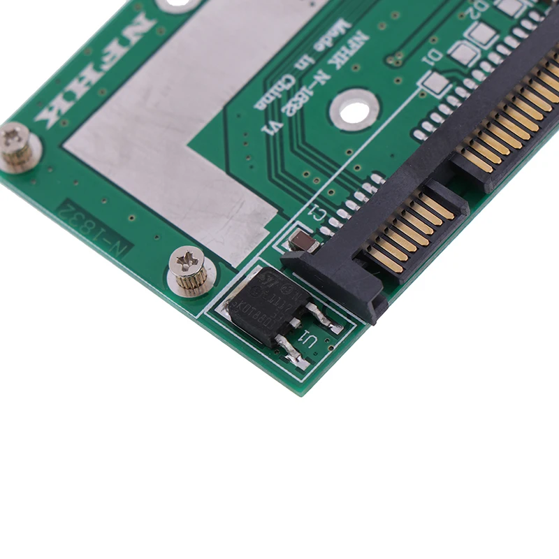 MSATA SSD vers 2.5, adaptateur SATA 6.0gps, carte convertisseur, carte technique Mini Pcie SSD