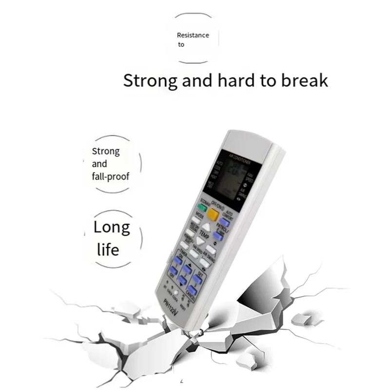 เหมาะสําหรับทุกวันสําหรับเครื่องปรับอากาศ Songxia รีโมทคอนโทรลอินฟราเรดสากล PN1122V รีโมทคอนโทรลอินฟราเรดติดตั้งง่าย