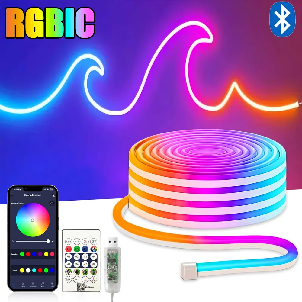 fita-de-led-neon-rgbic-usb-5v-1m-2m-3m-5m-com-controle-por-app-bluetooth-sincronizacao-musical-impermeavel-flexivel-para-decoracao-de-quarto-gamer-e-festas