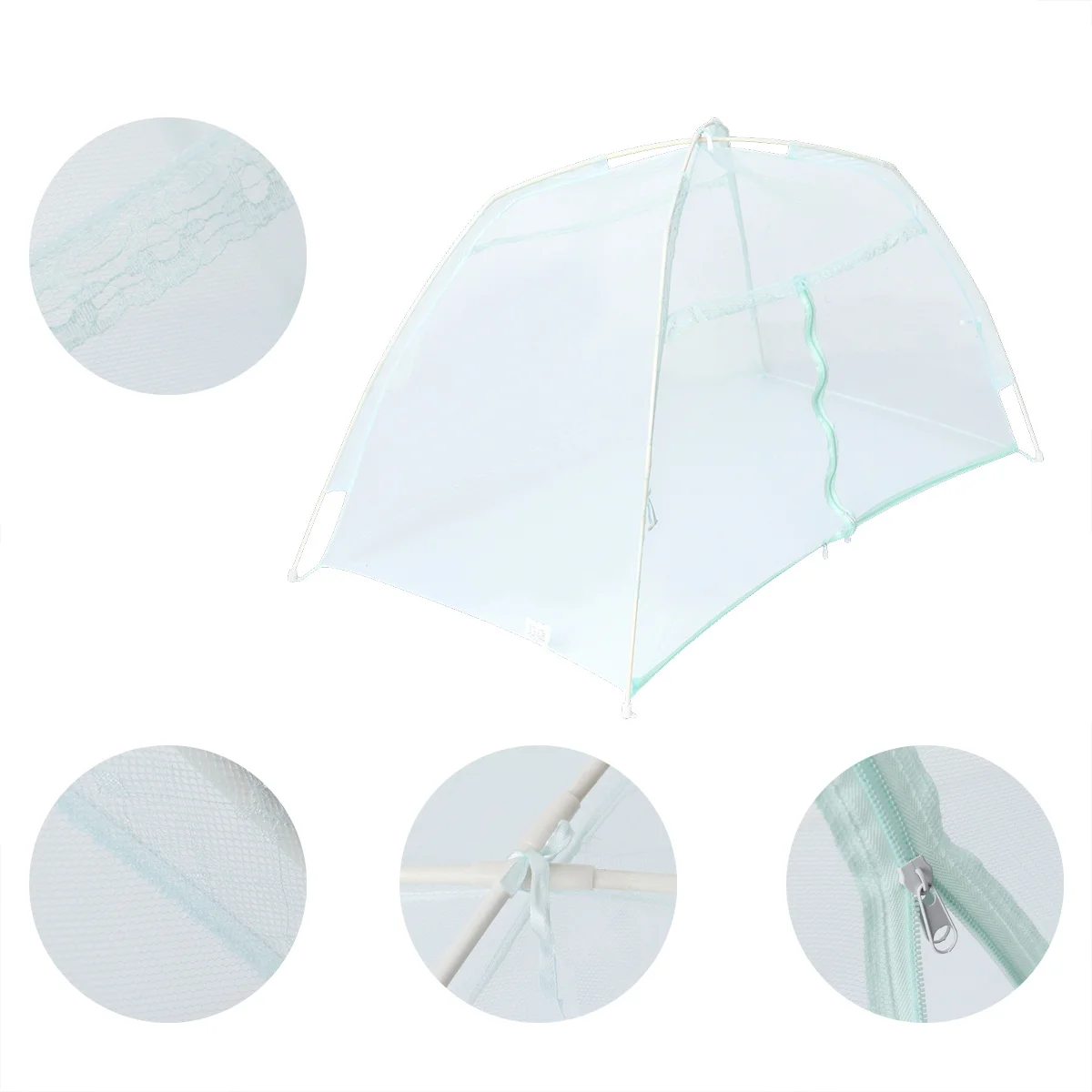 شبكة ناموسية للأطفال الصغار، سرير أطفال قابل للطي، شبكة حشرات محمولة للحضانة، شبكة لحديثي الولادة #4