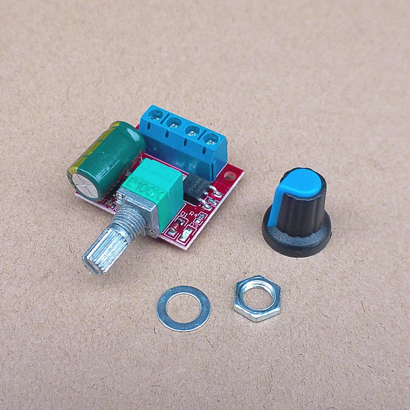 Mini PWM DC Motor Drehzahlregler Modul 5V-35V Einstellbarer Regler Steuerregler Schalter