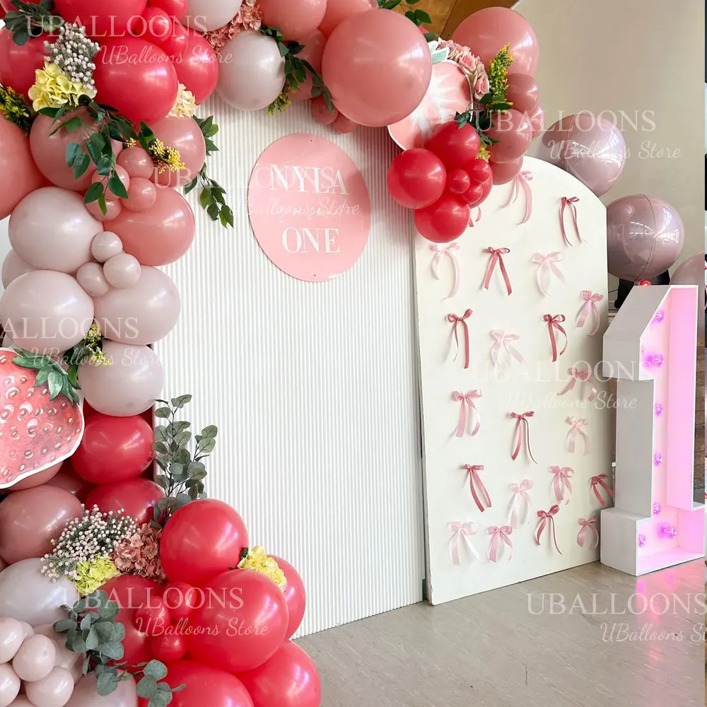 Kokette rosa Schleifen für Party-Hintergrund, 12/16 Stück, großes Satinband, heiße hellrosa Schleifen, Knoten für Geburtstag, Babyparty, Hochzeitsdekoration – Detail 8
