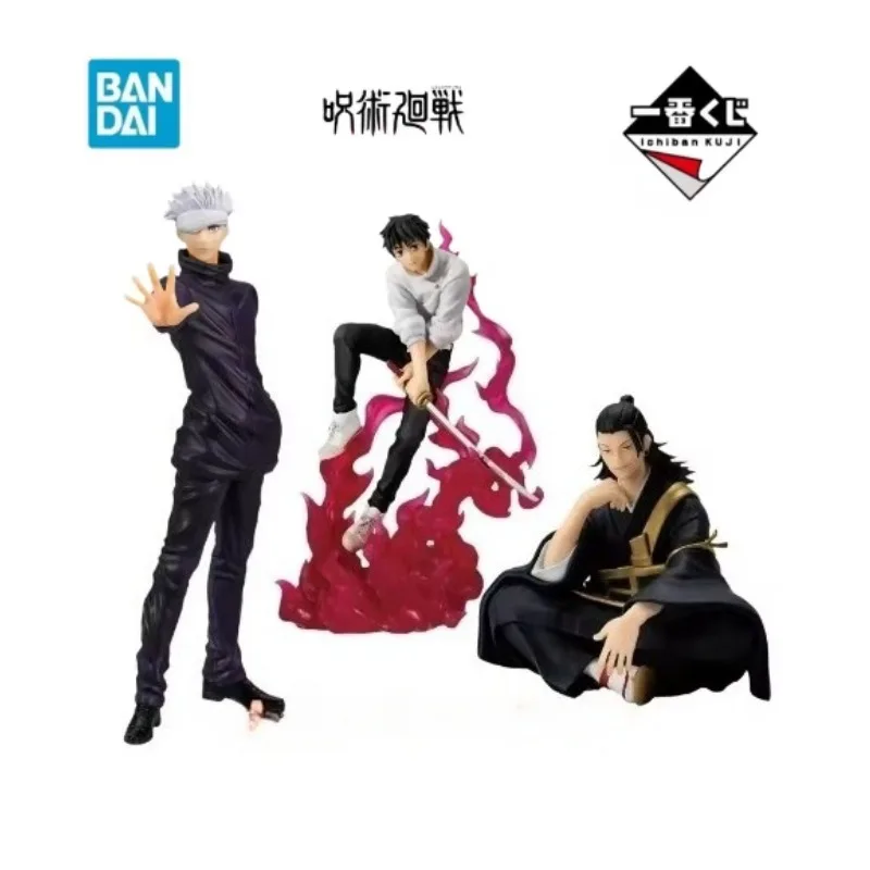 

In Stock Bandai Original Jujutsu Kaisen Ichiban Kuji Satoru Gojo Okkotsu Yuta Geto Suguru Anime Figures Toys for Kids Gift