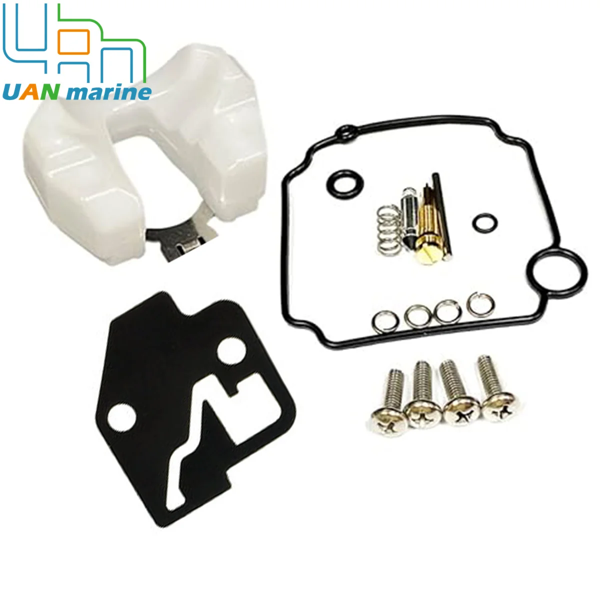 66M-W0093-00 Carburetor Repair Kit For Yamaha 4 stroke 9.9HP 15 HP Outboard Motor 66M-W0093-01 802706A1 18-7738 6L2-14385-00