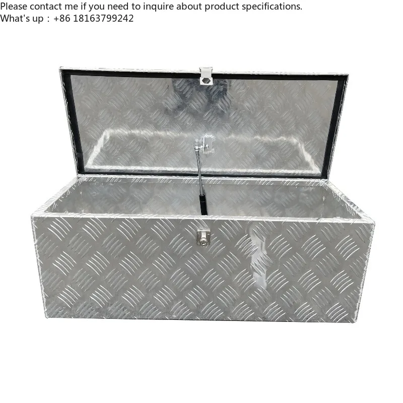 

Portable Lockable 600*350*350mm Aluminum Square Truck Trailer Storage Cabinet Strong Durability Waterproof Features Tool Boxes