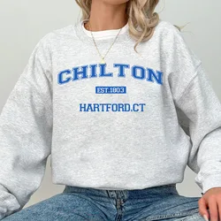 Chilton School Sweatshirt Women Gilmore-Girl Crewneck Sweatshirts Stars Hollow Hoodies Harajuku Pullover Long Sleeve Clothes