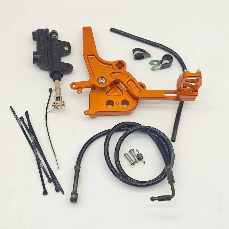 CNC Aluminum Foot Pegs & Rear Brake Pedal for  UltraBee Electric Dirt Bike High Performance Upgrade