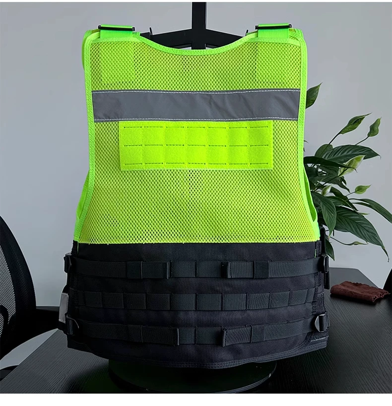 Real Tactical Vest level 3 Anti-Stabbing Clothing Reflective Vest Anti-Cut Multi-Functional Safety Protective Clothing Security