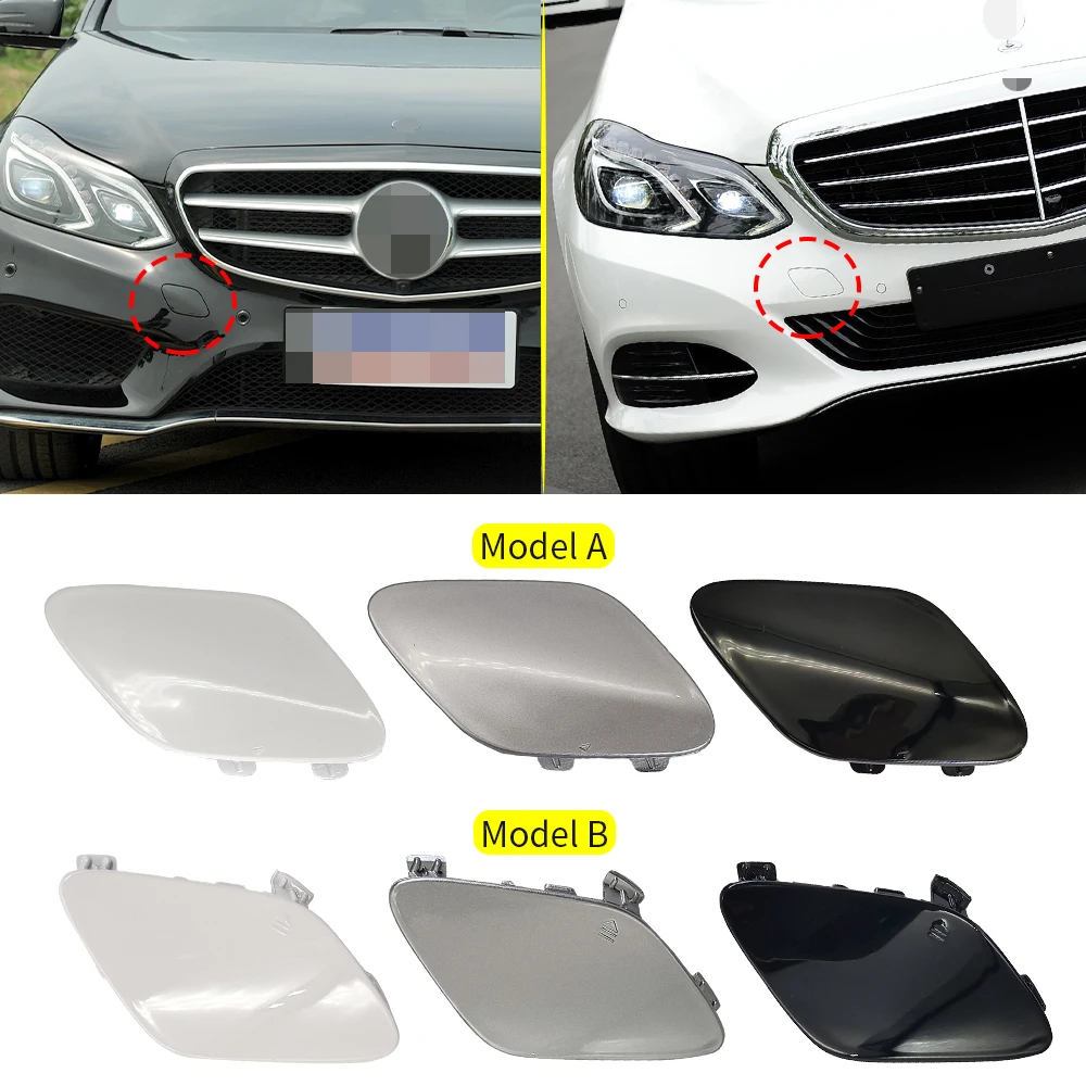 For Mercedes W212 Front Car Bumper Tow Hook Cover Cap With Color For Benz E Class 2014-2016 E200 E260 E300 E320 E400 2128852422