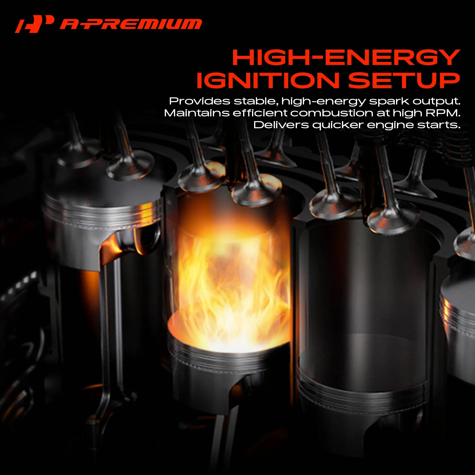 A-Premium 6x Ignition Coils & 6x Iridium Spark Plug Kit for Honda Passport Acura 1996 3.2L