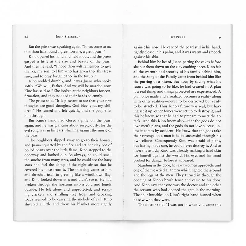 The Pearl John Steinbeck, Bestselling books in English, Classics novels 9780140177374