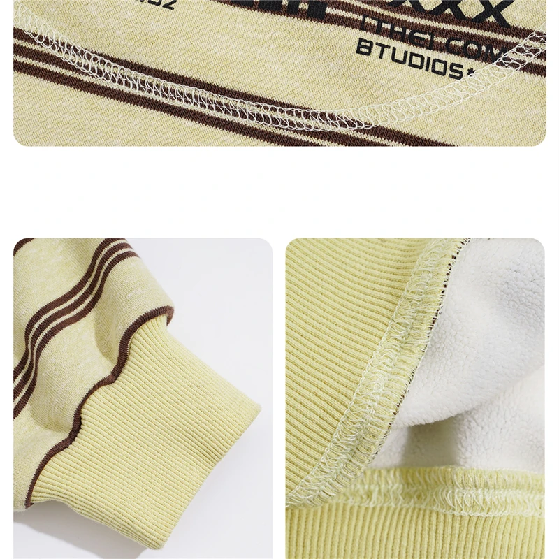 الأطفال الشتاء معزول مخطط البلوز العصرية تصميم الاطفال ملابس علوية دافئة غير رسمية الصبي الملابس المراهقين البلوز الحرارية هوديي #5