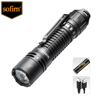 Sofirn SC28 XHP50B HD LED 2800Lm Type-C Rechargeable Flashlight Protable Powerful 21700 Torch EDC Flash Light IPX8 for Camping