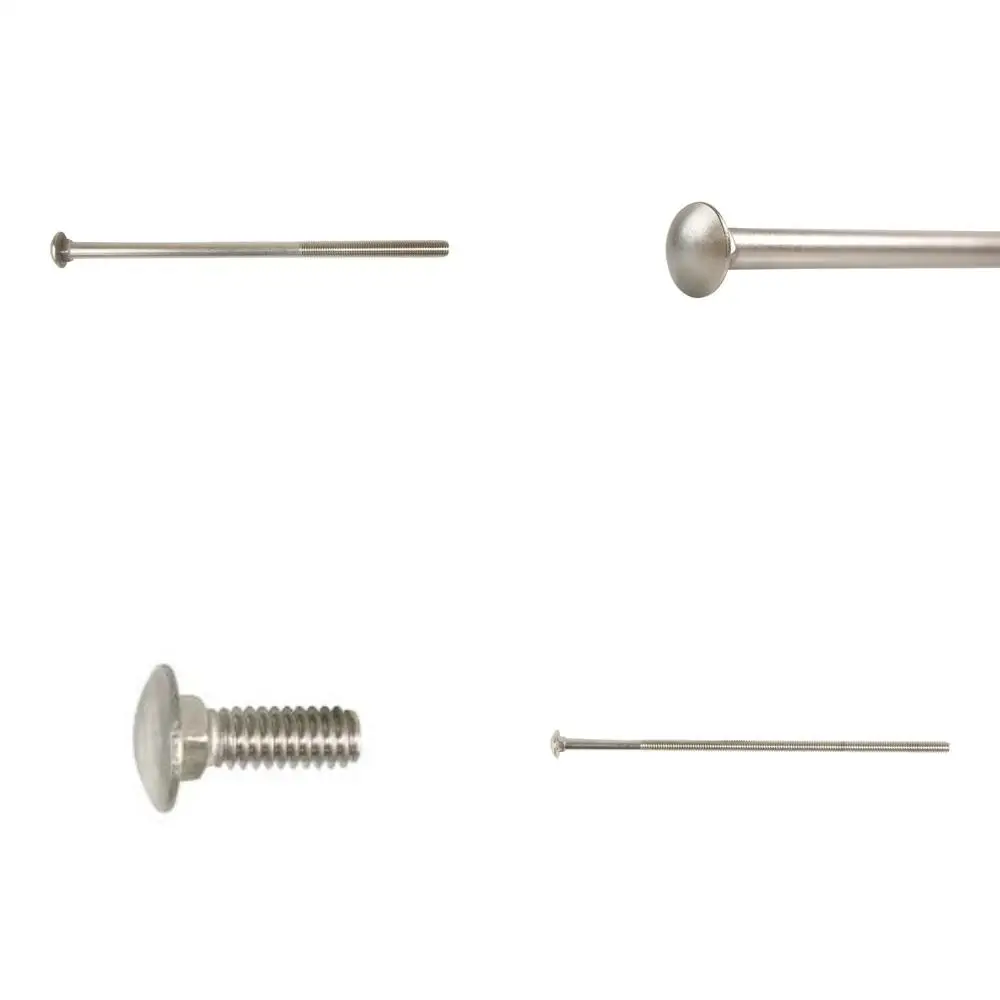 

Stainless Steel 3/4-10 x 16 Inch Carriage Bolts, 18-8 Grade, Strong and Durable Fastening Solutions