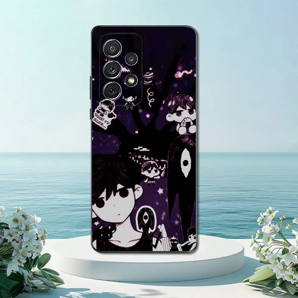 Funda de teléfono psicológica Game O-Omori para Samsung S22,S21,S20,S10,S9,S25,S24,S23,Ultra,FE,Plus,Lite, funda negra de silicona suave