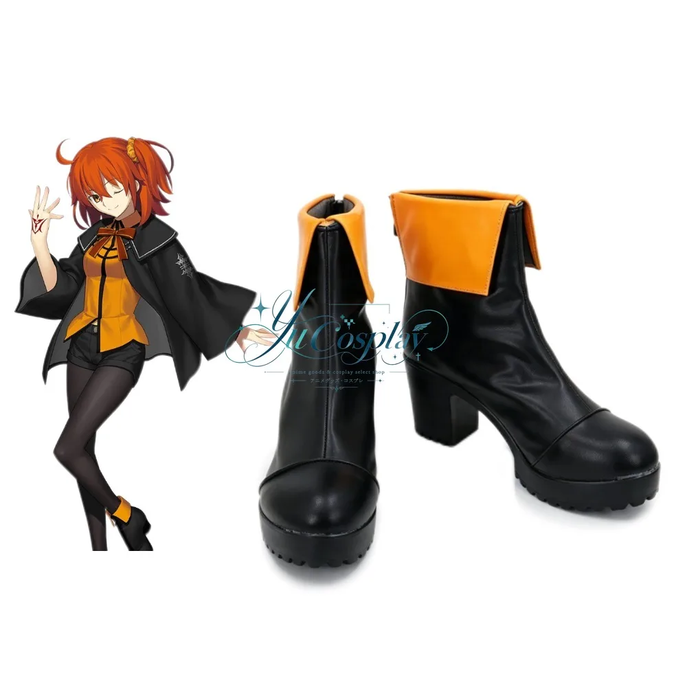 Mystic Code Cosplay Shoes Female Protagonist Footwear for Halloween Fantasy Party and Game Event