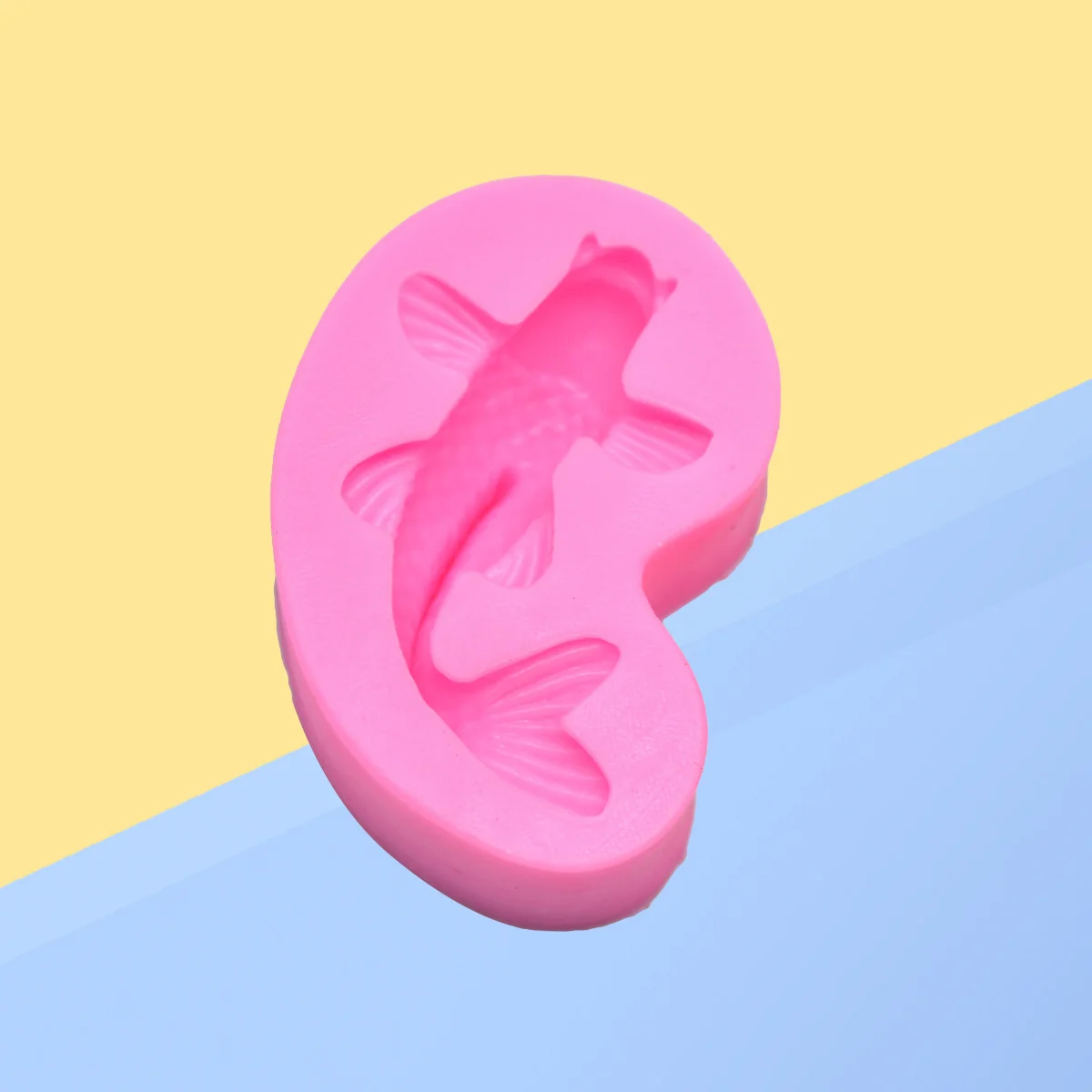 

Pink Goldfish Carp Silicone Molds Cake Fondant Chocolate Baking Tools DIY Crafts Nonstick Premium Ecofriendly Material