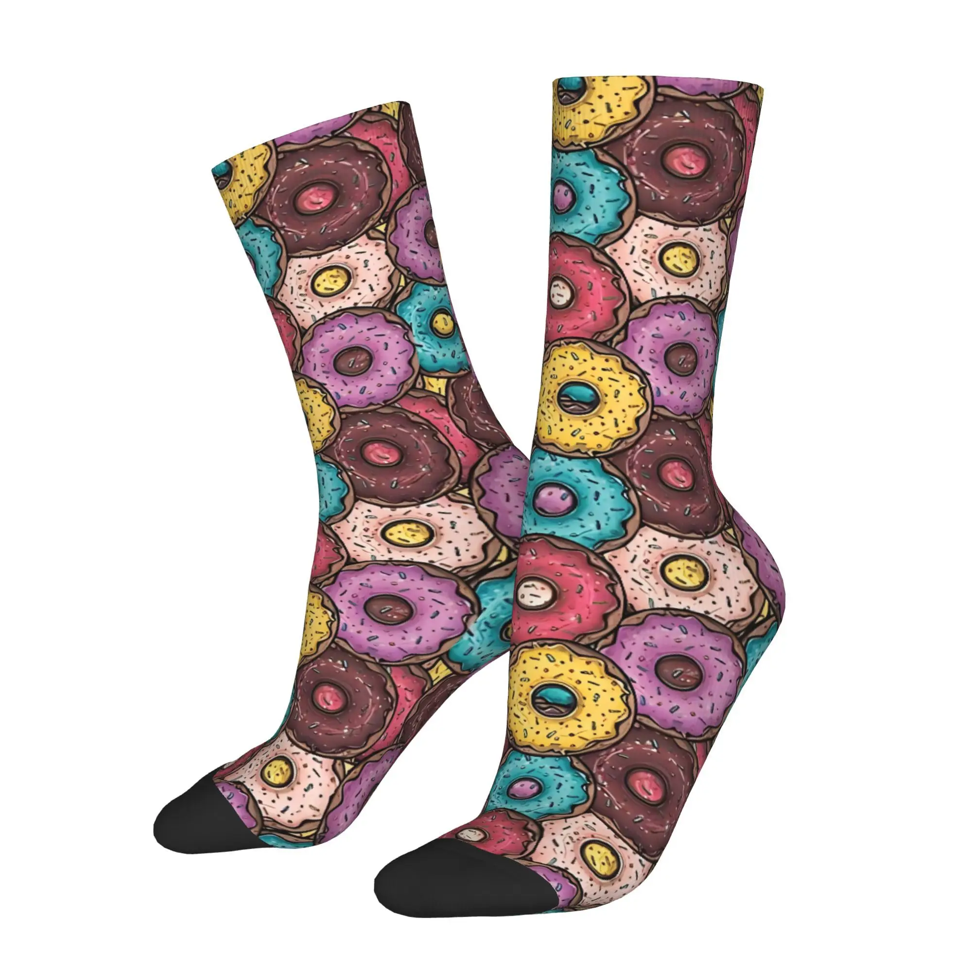 

Donuts Kawaii Socks Male Mens Women Winter Stockings Harajuku