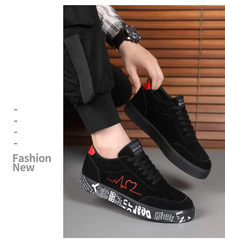 Atmungsaktive Mid-Top-Sneaker, Grafikdesign mit Herz und Musik, lässige Streetwear-Schuhe für Paare, Valentinstag und Geburtstagsgeschenk – Detail 4