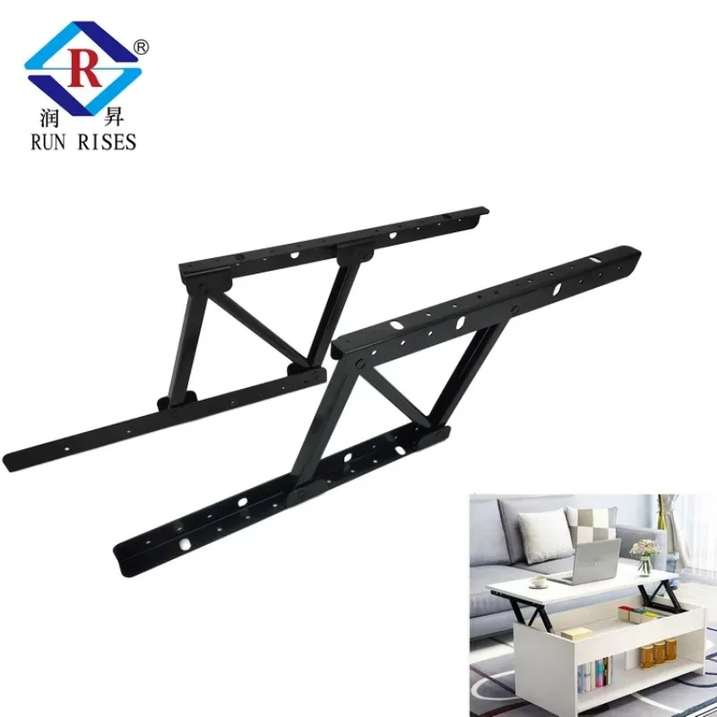 

Регулируемый журнальный столик B08-1 с плавным подъемным механизмом, прочный металлический, удобная регулировка высоты, многоразовая мебель для отелей ATV&