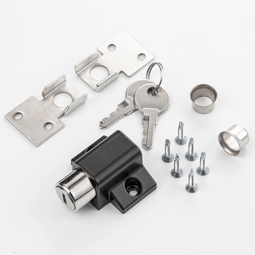 

Aluminum Alloy Door Lock Door Lock Screw Lock 40*25*19mm Aluminum Alloy Lock Versatile Use Compatible With Hinged Doors