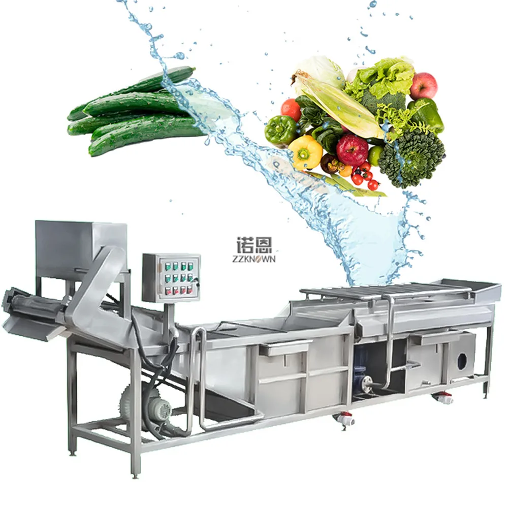 Olive Air Bubble Washing Machine Vegetables Equipment Potato Washer Salad Eggplant With Ozone Generator Customized By Your Need