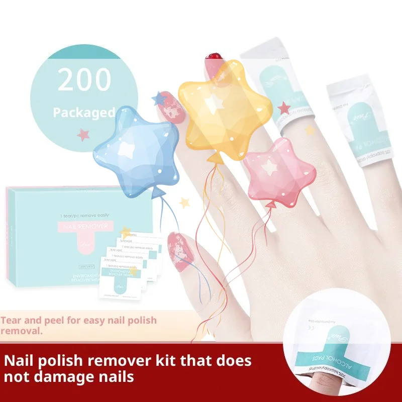 Professional Gel Polish Remover Wipes Nail Cleaner Wipes Nail Lacquer Polish Remover Paper Pads Nail Art Cleaner One Step