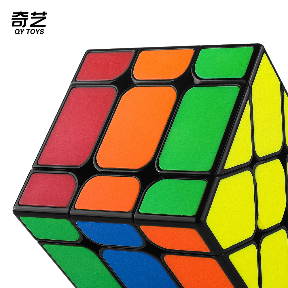 QiYi Fisher Cube Speeding Cube Professional Fidget ของเล่น Cubo Magico ปริศนาของเล่นเด็ก