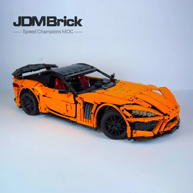 

MOC-116873 Puzzle Combination DIY Small Particle Brick Block Cool Racing Model Speed Super Racing Car Toy Boy Gift Surprise Set