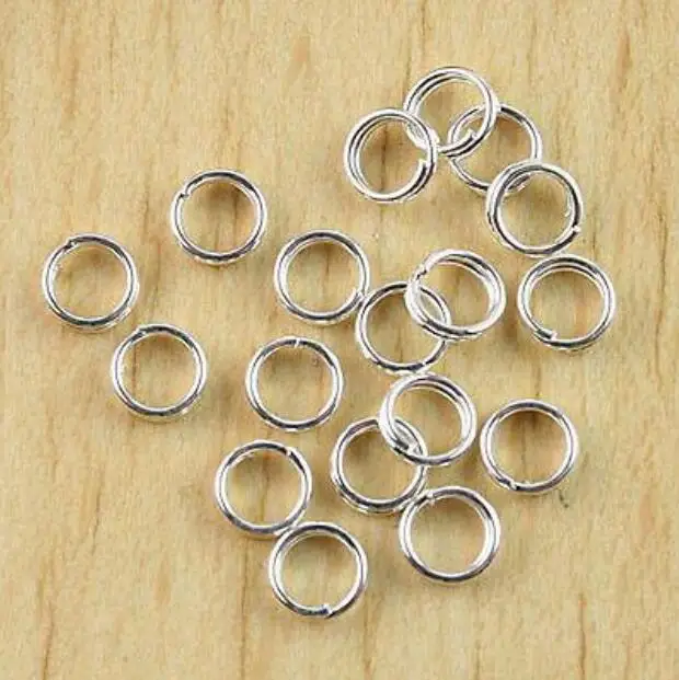 

200pcs Silver tone 5mm Jewelry split Rings findings h0841