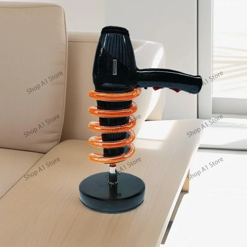 Desktop electric hair dryer bracket Barber shop Swimming fitness bath Hair salon No punching hair dryer storage rack