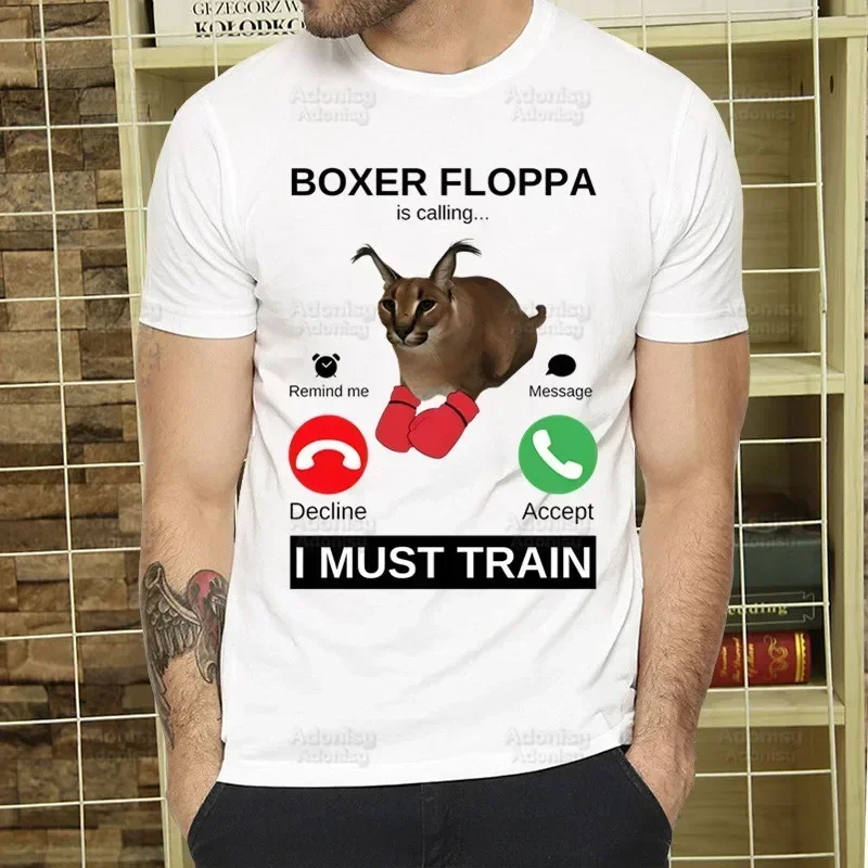 Kawaii The Floppa Harajuku T-shirts Summer Men/Women Hip Hop Funny Print Tshirt Streetwear t shirt Short Sleeve Tee Top