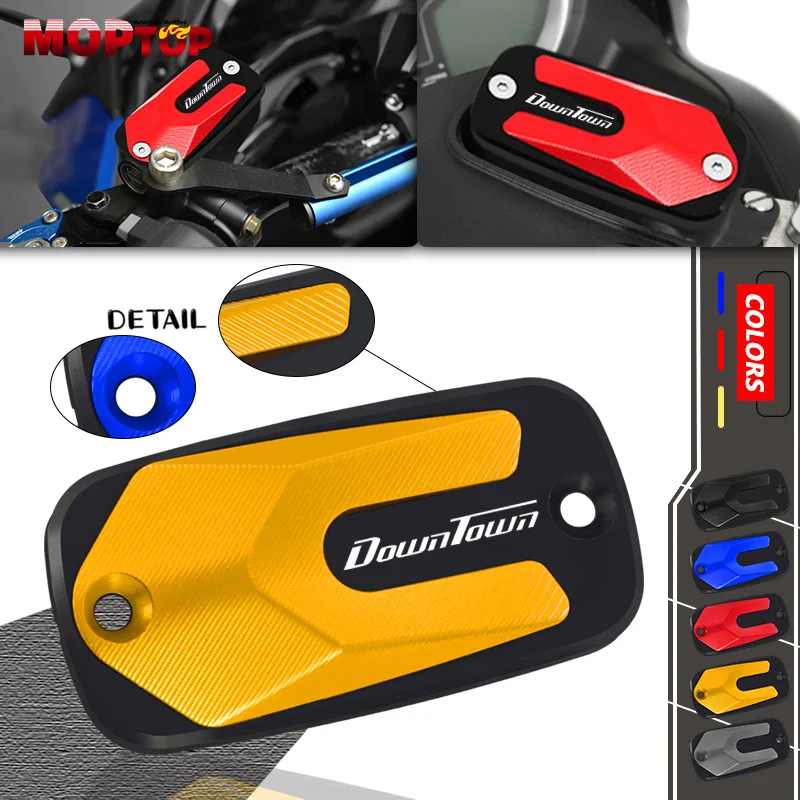 

Motorcycle CNC Front Brake Fluid Reservoir Cover Oil Cap For DownTown DT 125 200 300 i 350i 300i 250 350 500 XCITING S400 KXCT