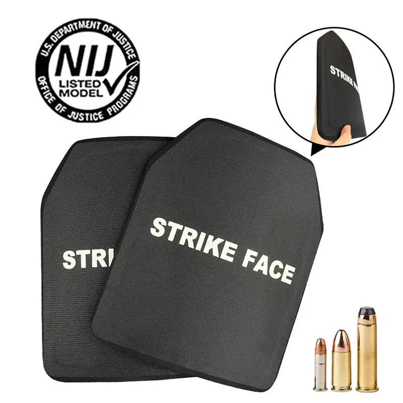 Tactical vest chest insertion plate NIJ IIIA Stand Alone UHMWPE plates for body armor Lightweight Anti Bullet Proof Shield Panel