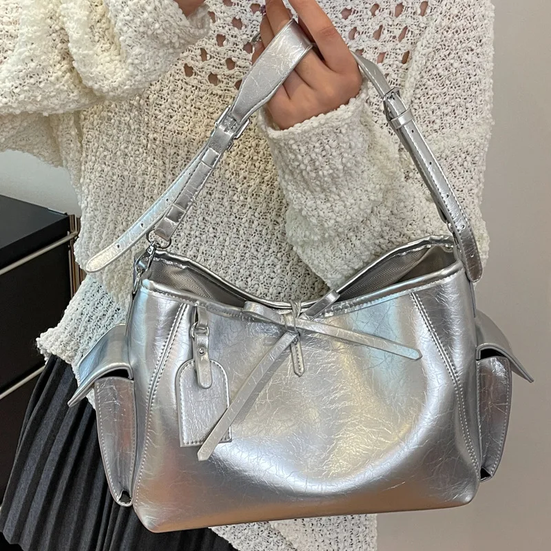 

2025 New Minimalist Shoulder Bag for Women Large Capacity Tote Bag with Top Handle, Spacious Crossbody Purse for Office Commute