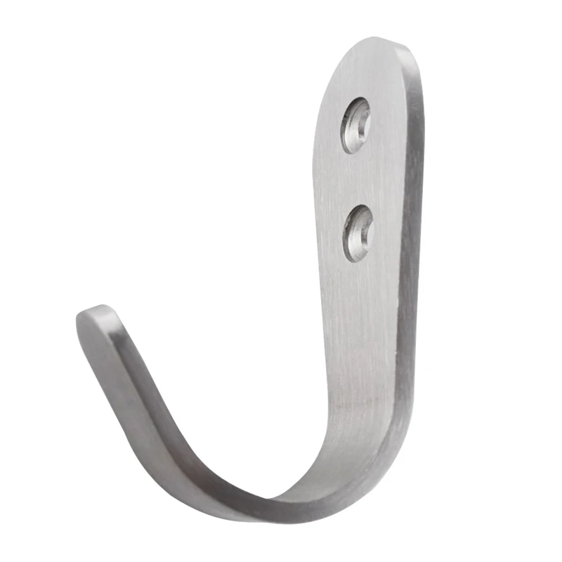5 Pcs Stainless Steel Organizer Hook Bathroom Hook Rustproof Kitchen Utensil Utility Hanger Metal Wall Mount