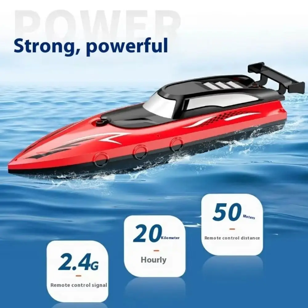 High Speed Remote Control Boat Electric Watercraft Dual Motors Remote-controlled Vesse Radio Remote Model Mini Rc Boat