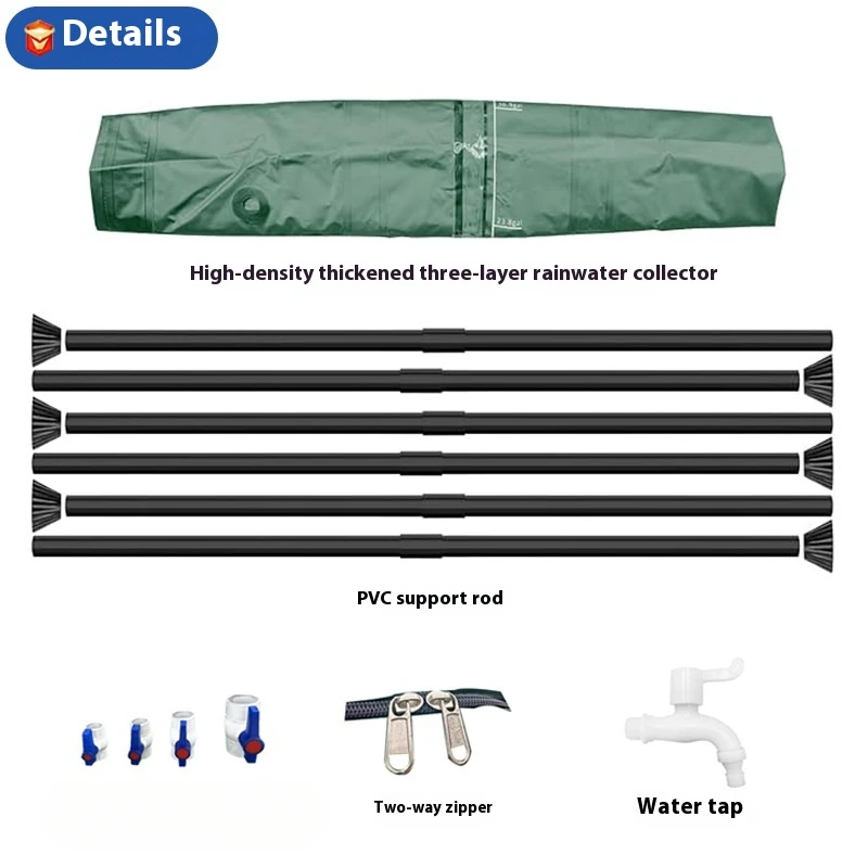 

Cross-border best-selling garden water buckets, outdoor rainwater harvesting buckets, drought-resistant soft water bags