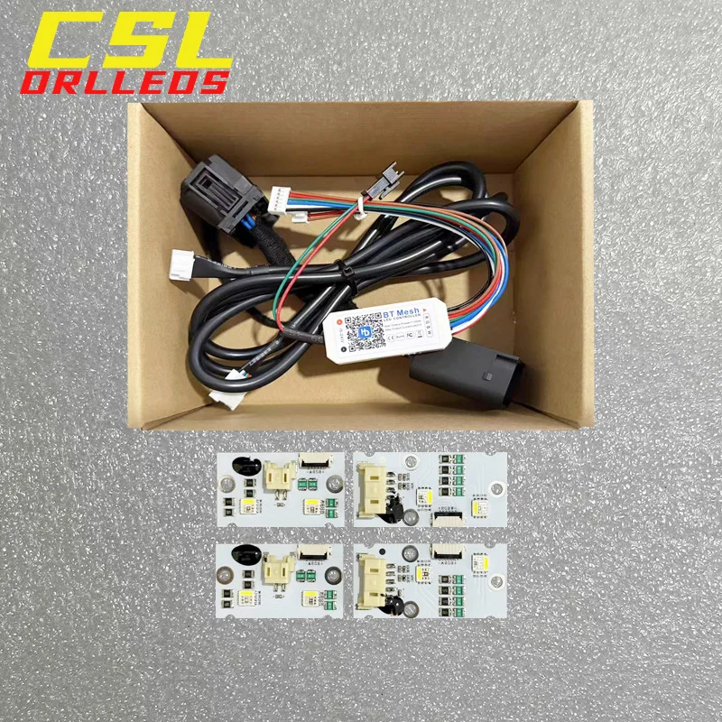 RGBW For BMW F22 F23 F87 M2 Pre LCI 2 series RGB multicolor LED Boards DRL Module daytime running lights 2014-2017