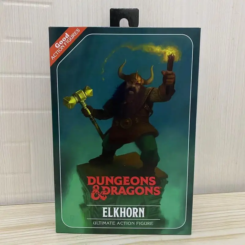 Authentic Neca52279 Dungeons&dragons Third Wave Dwarf Warrior Eckhorn Action Figure Collection Model